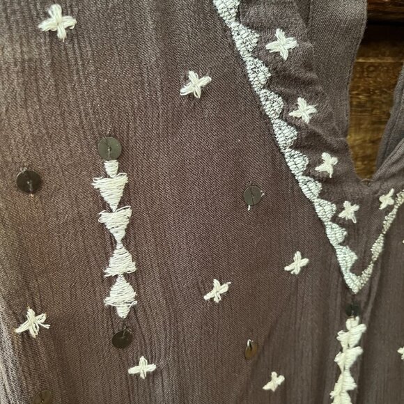 Free People Embroidered Romper - Picture 3 of 6